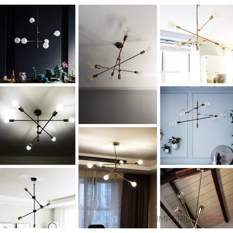 Подвесная люстра ARM1 Белый от ImperiumLoft