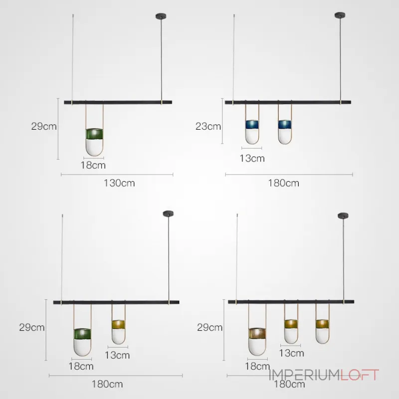 Подвесной светильник FARG 2S от ImperiumLoft