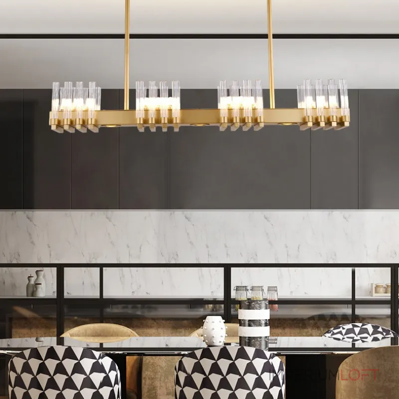 Люстра на штанге FOUNTAIN L100 Gold