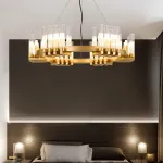 Люстра на штанге FOUNTAIN L100 Gold