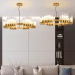 Люстра на штанге FOUNTAIN L100 Gold