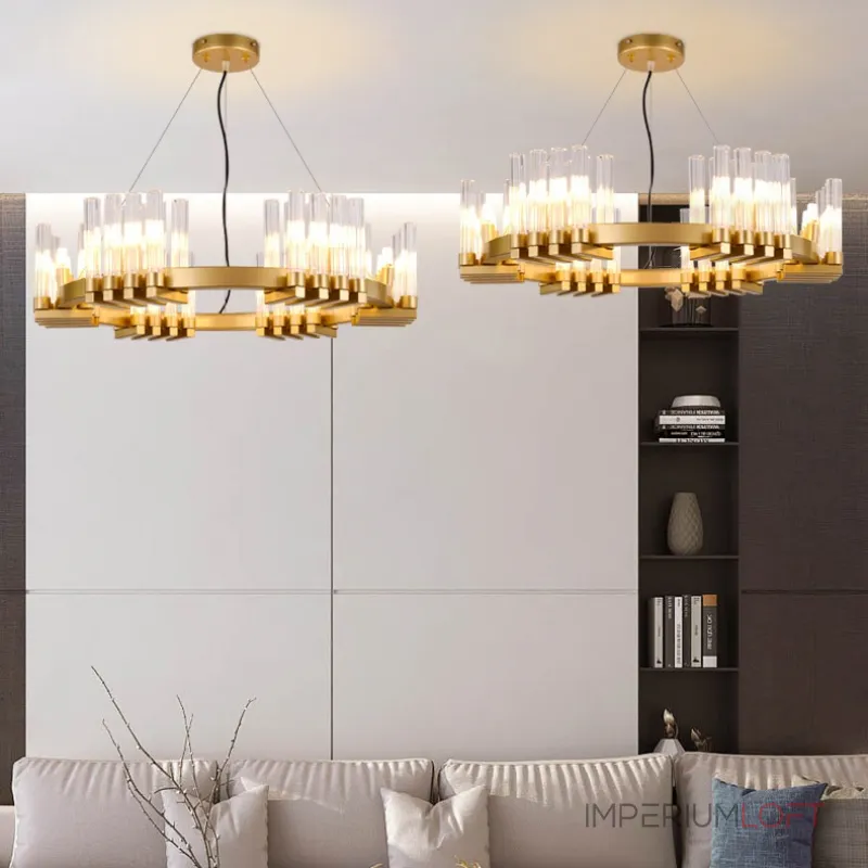 Люстра на штанге FOUNTAIN L100 Gold