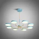 Люстра на штанге TAVIS D93 Blue