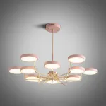 Люстра на штанге TAVIS D115 Pink