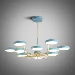 Люстра на штанге TAVIS D115 Blue