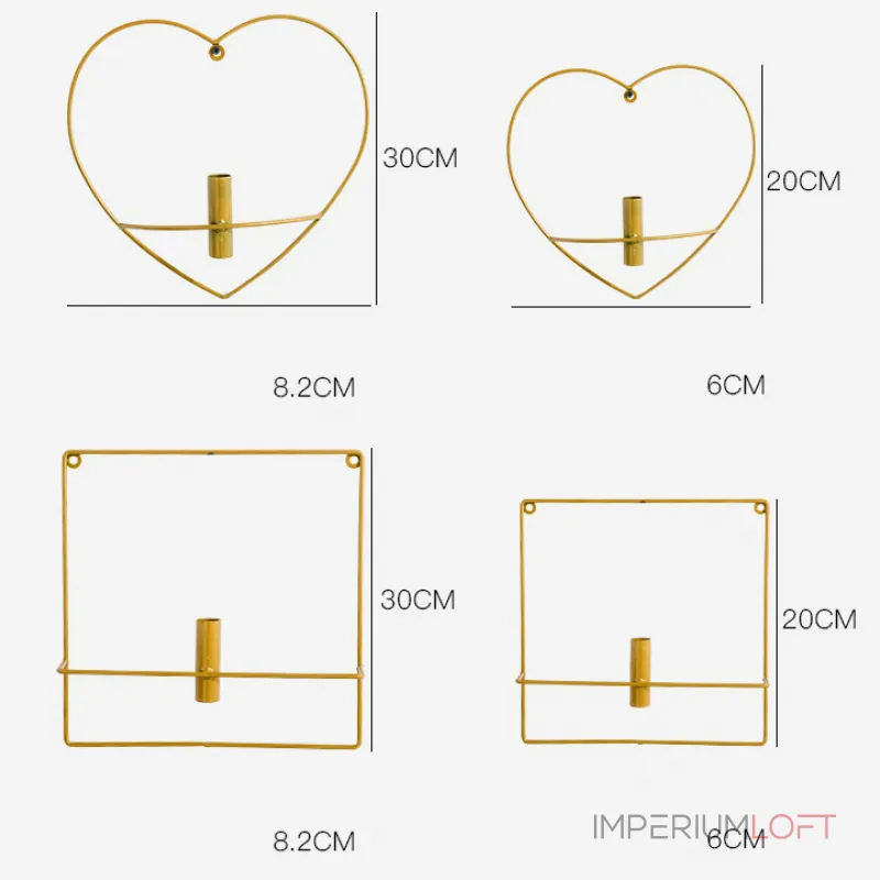 Дизайнерская настенная ваза LaLume-KKK00104 от ImperiumLoft