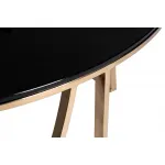 Стол журнальный с черным стеклом (золото) 13RXCT3104-GOLD от ImperiumLoft