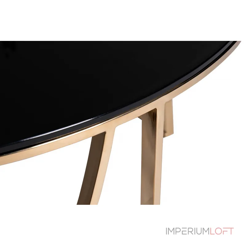 Стол журнальный с черным стеклом (золото) 13RXCT3104-GOLD от ImperiumLoft Стол журнальный с черным стеклом (золото) 13RXCT3104-GOLD от ImperiumLoft