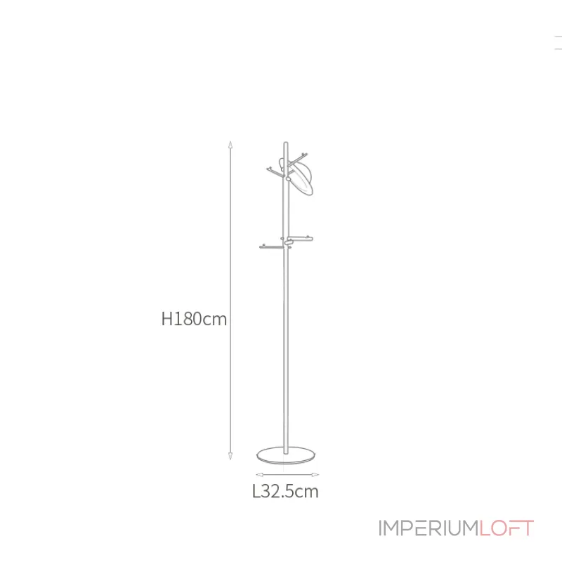 Дизайнерская вешалка LaLume-TR00102 от ImperiumLoft