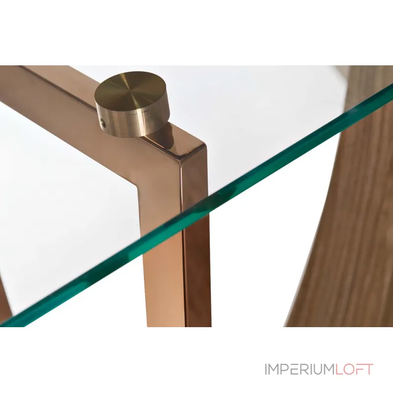 Консоль со стеклом бежевая 30B-791-2 от ImperiumLoft Консоль со стеклом бежевая 30B-791-2 от ImperiumLoft