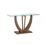 Консоль со стеклом бежевая 30B-791-2 от ImperiumLoft