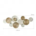 Дизайнерский настенный декор круги LaLume-KKK00121 от ImperiumLoft