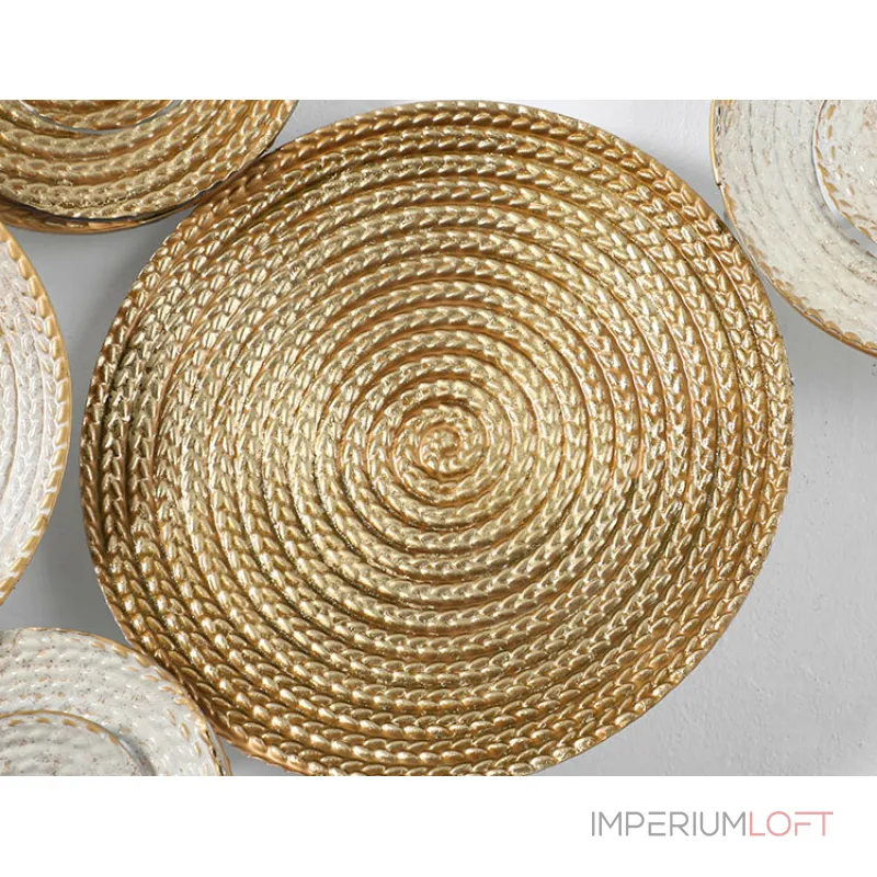 Дизайнерский настенный декор круги LaLume-KKK00121 от ImperiumLoft