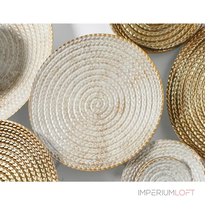 Дизайнерский настенный декор круги LaLume-KKK00121 от ImperiumLoft