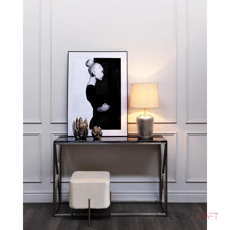 Банкетка бежевая велюровая GY-BEN7772-BG от ImperiumLoft