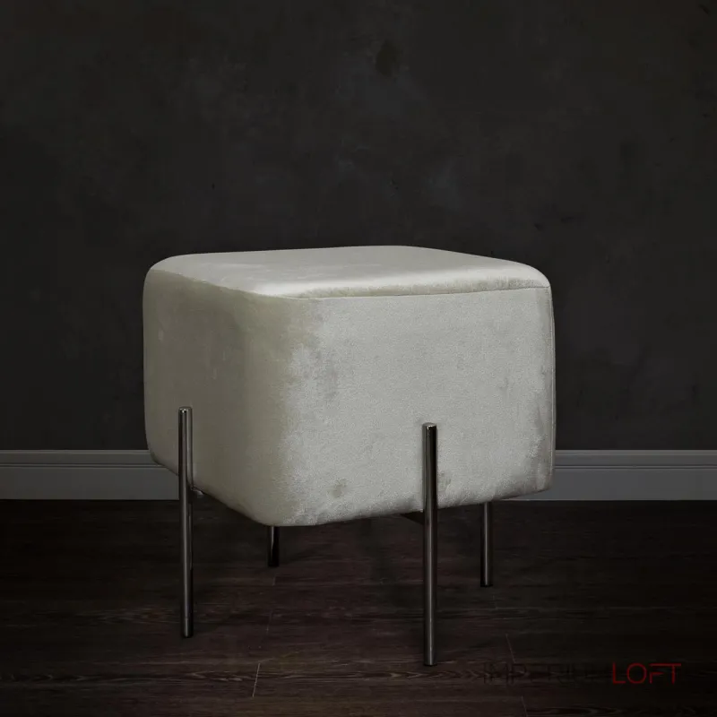 Банкетка бежевая велюровая GY-BEN7772-BG от ImperiumLoft