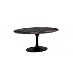 Стол обеденный овальный черный 33FS-DT3056-BL от ImperiumLoft