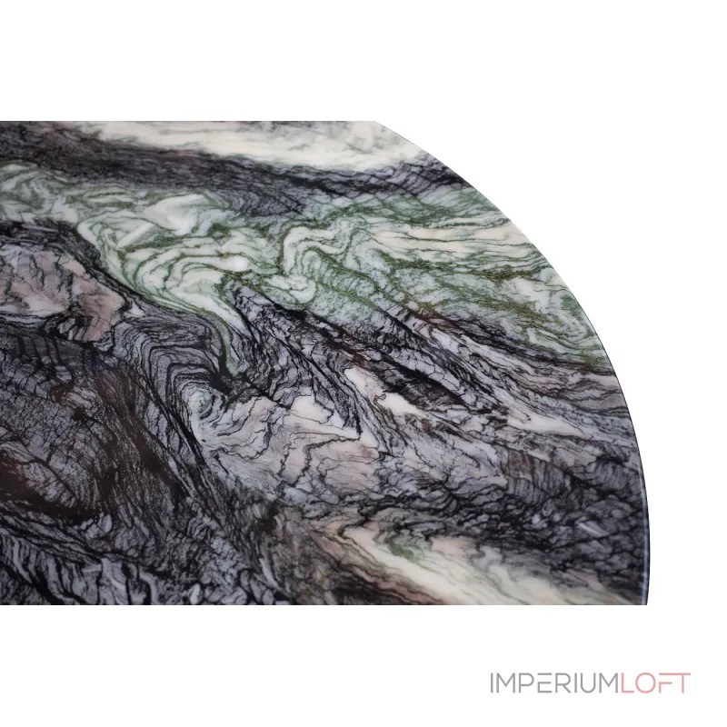 Стол обеденный овальный черный 33FS-DT3056-BL от ImperiumLoft