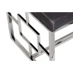 Банкетка велюровая серая 47ED-BEN005-GR от ImperiumLoft