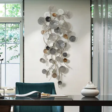 Дизайнерский настенный декор цветы LaLume-KKK00124