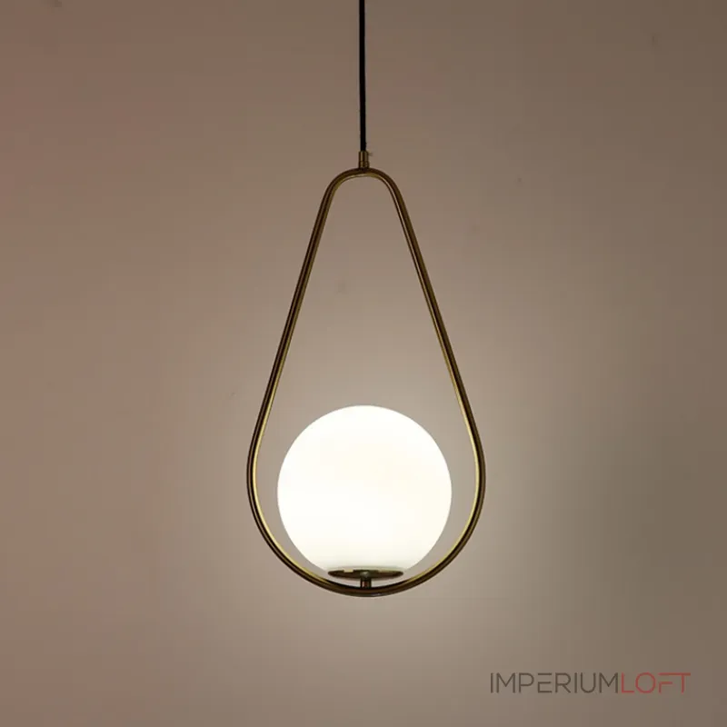 Подвесной светильник HOOP DROP Black от ImperiumLoft