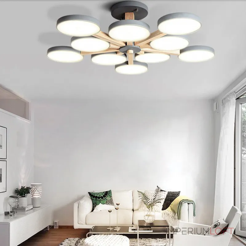 Потолочная люстра TURNA L10 Grey