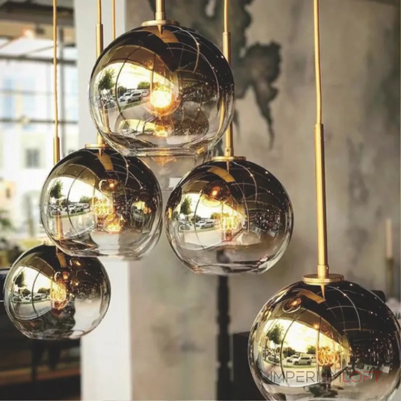 Подвесной светильник PASSAGE ONE D30 Gold от ImperiumLoft