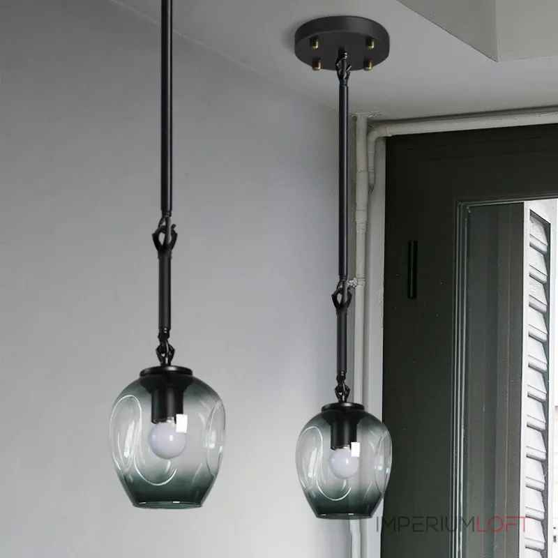 Подвесной светильник ADEL-ONE L1 Cognac Black Подвесной светильник ADEL-ONE L1 Cognac Black