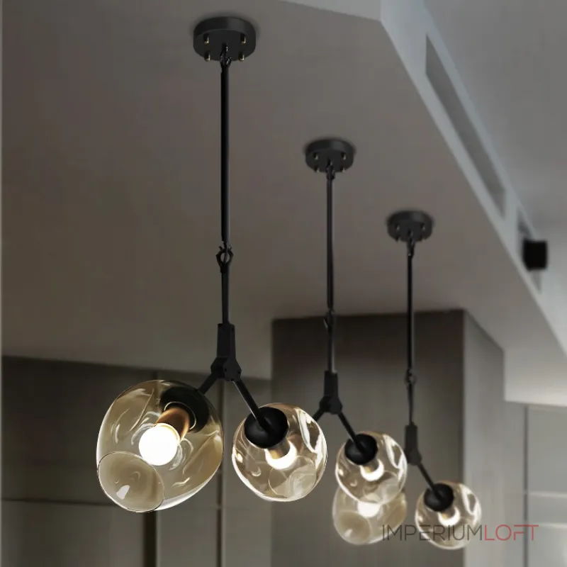 Подвесной светильник ADEL-ONE L1 Cognac Black Подвесной светильник ADEL-ONE L1 Cognac Black