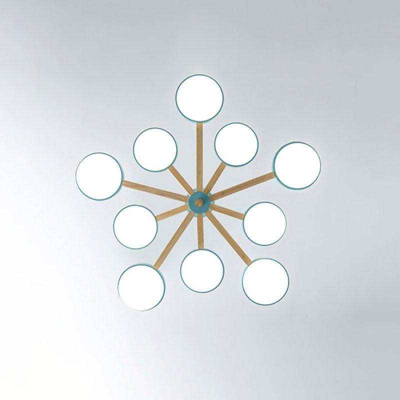 Люстра на штанге TURNA DBL L10 Pink