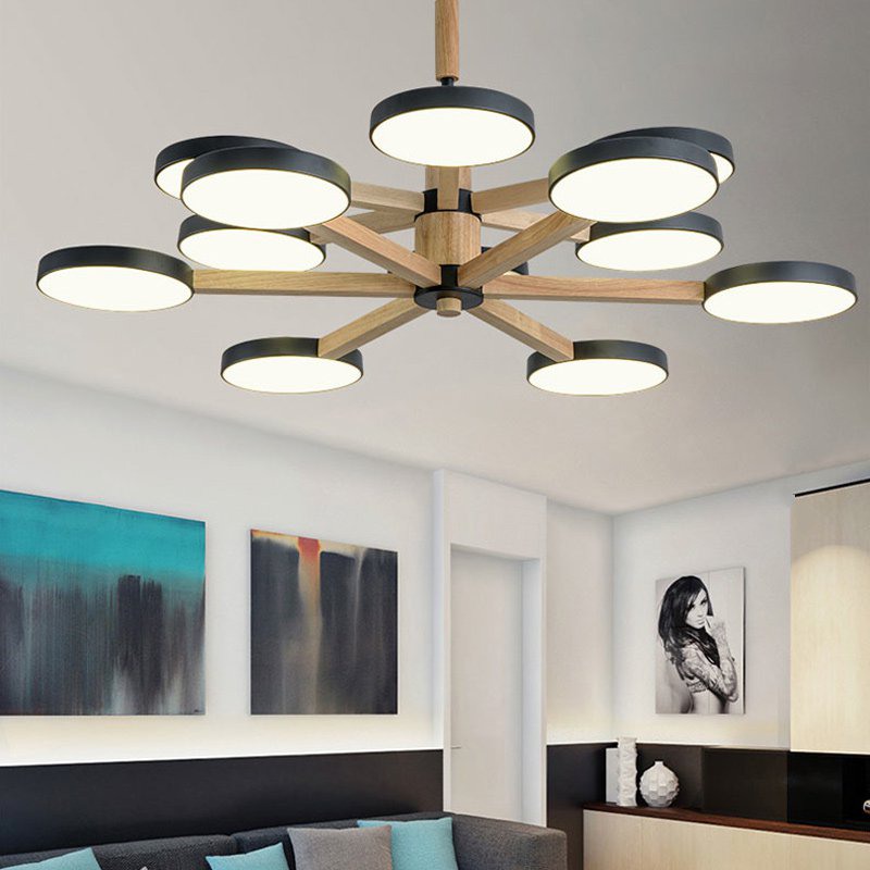 Люстра на штанге TURNA DBL L12 White