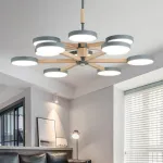 Люстра на штанге TURNA DBL L12 White