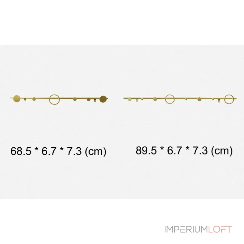 Дизайнерская вешалка в прихожую LaLume-KKK00103 от ImperiumLoft