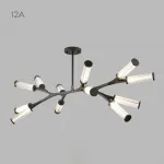 Люстра на штанге RAMOSE А12 Золото