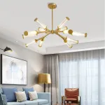 Люстра на штанге RAMOSE А10 Золото