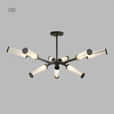 Люстра на штанге RAMOSE В9 Черный