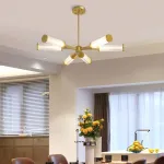 Люстра на штанге RAMOSE А10 Золото