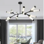 Люстра на штанге RAMOSE А10 Золото