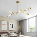 Люстра на штанге RAMOSE А10 Золото