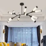 Люстра на штанге RAMOSE А10 Золото