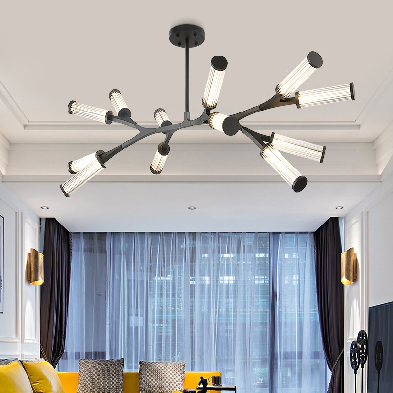 Люстра на штанге RAMOSE А10 Золото