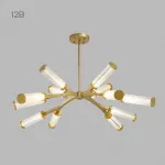 Люстра на штанге RAMOSE В12 Черный