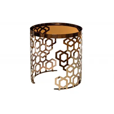 Журнальный стол круглый 13RXET8011-GOLD