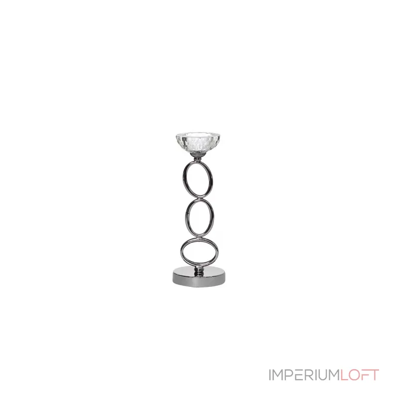 Подсвечник хрустальный на металлической ножке 2K153156 от ImperiumLoft Подсвечник хрустальный на металлической ножке 2K153156 от ImperiumLoft