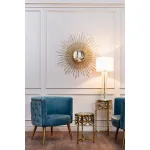 Журнальный столик круглый золотой 13RXFS5080M-GOLD от ImperiumLoft