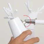 Люстра на штанге DEERCH D90 White