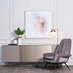 Лампа настольная с матовым плафоном, золото 22-88228 от ImperiumLoft