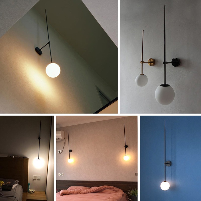 Настенный светильник LINES Ball 100 Gold от ImperiumLoft