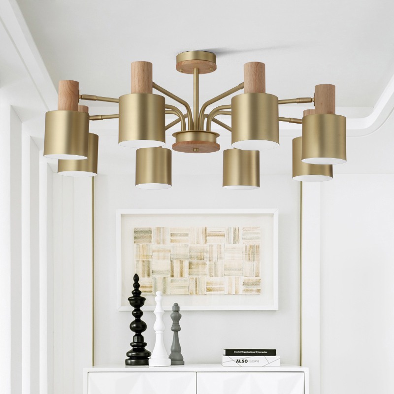 Потолочная люстра INGRID 8 metal