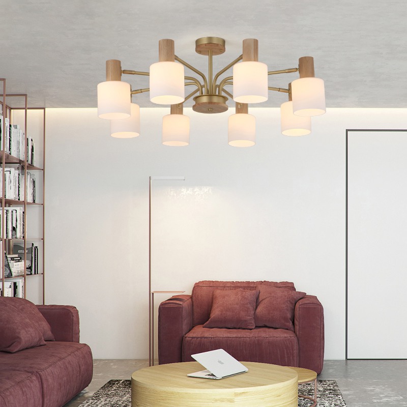 Потолочная люстра INGRID 6 glass